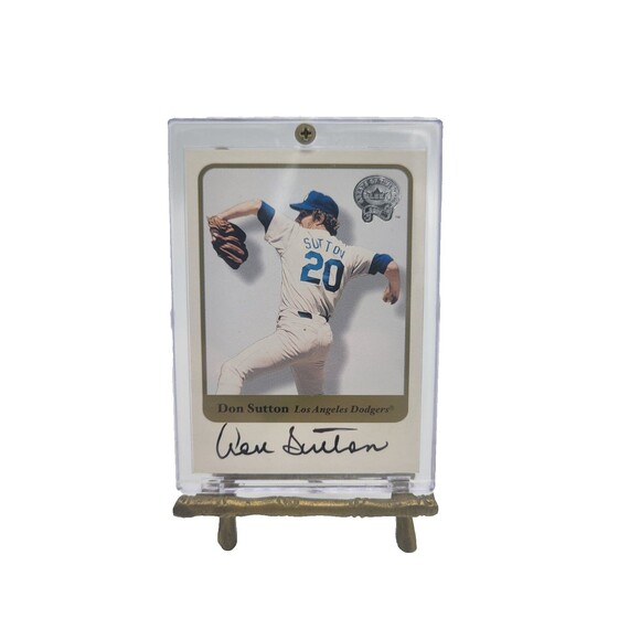2001 Fleer Greats of the Game - Don Sutton - Autograph- Los Angeles Dodgers - Picture 1 of 3